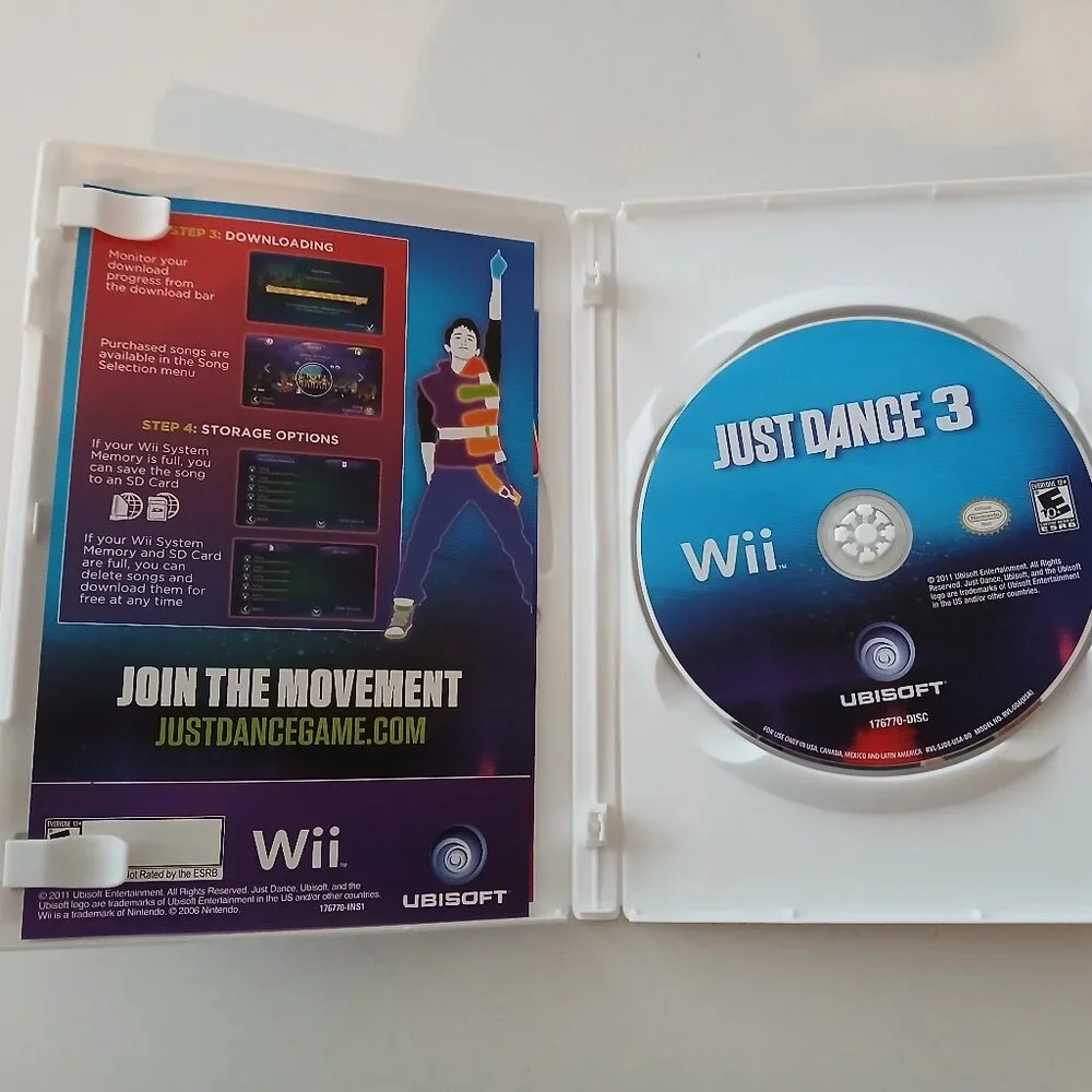 Wii Game  -Just Dance 3